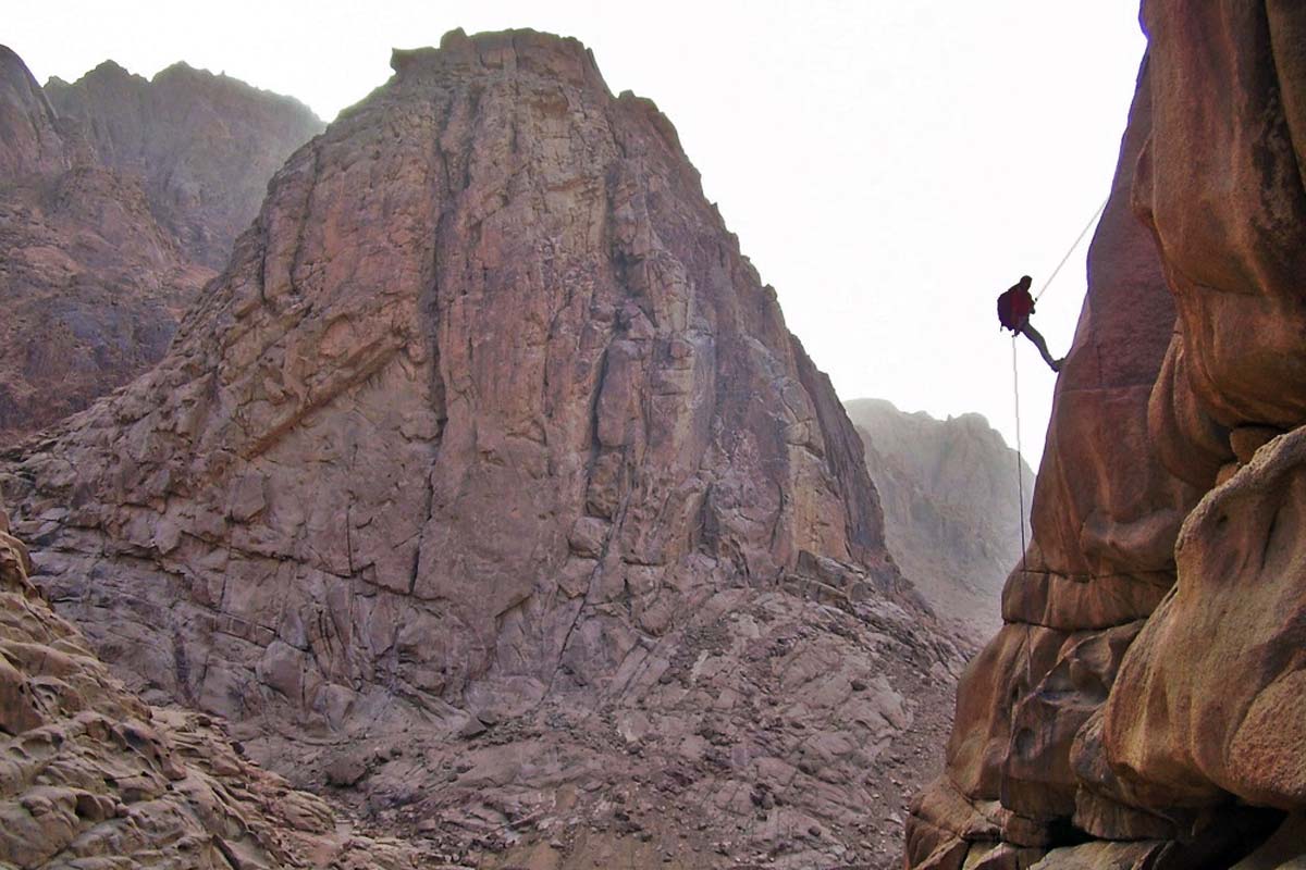 best rock climbing spots in Sinai, Egypt