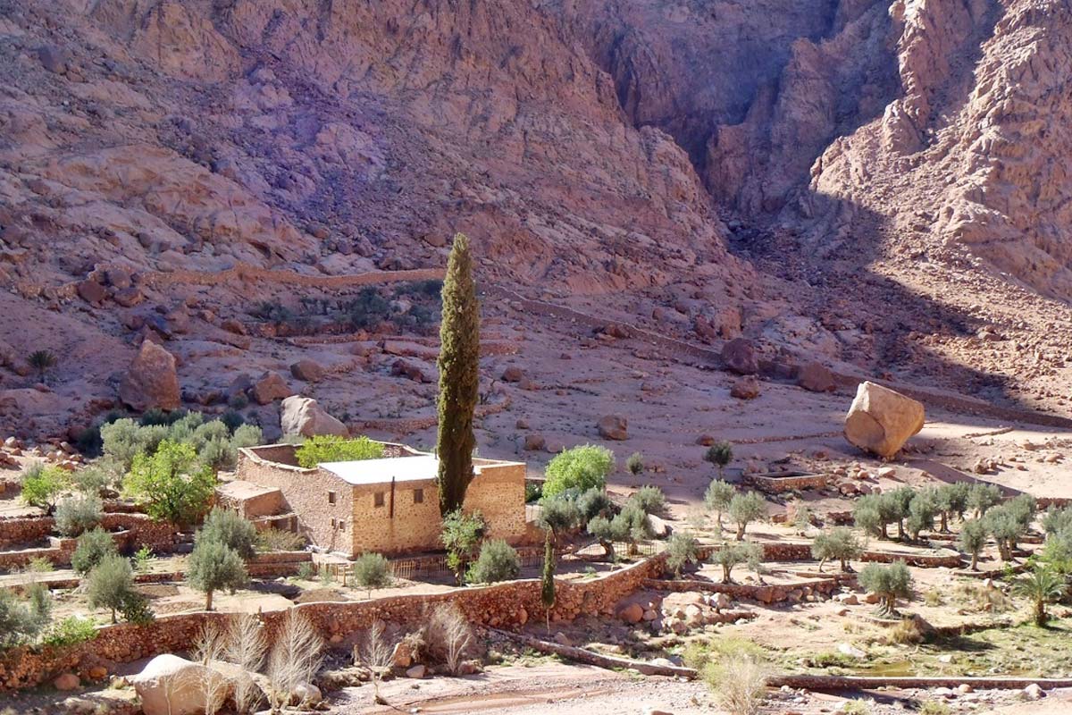 Christian religious sites in South Sinai Egypt