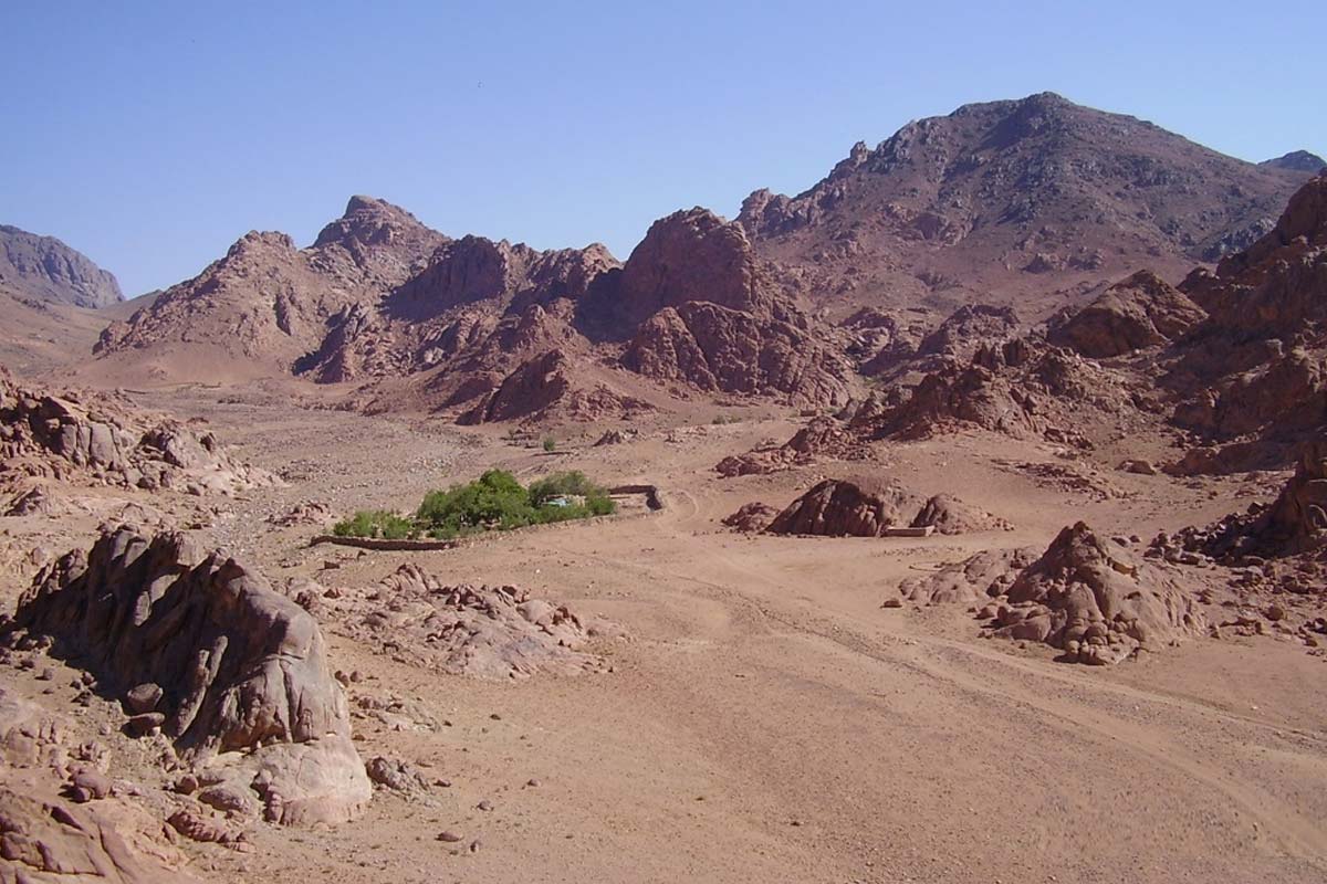 yoga and meditation in the Sinai mountains