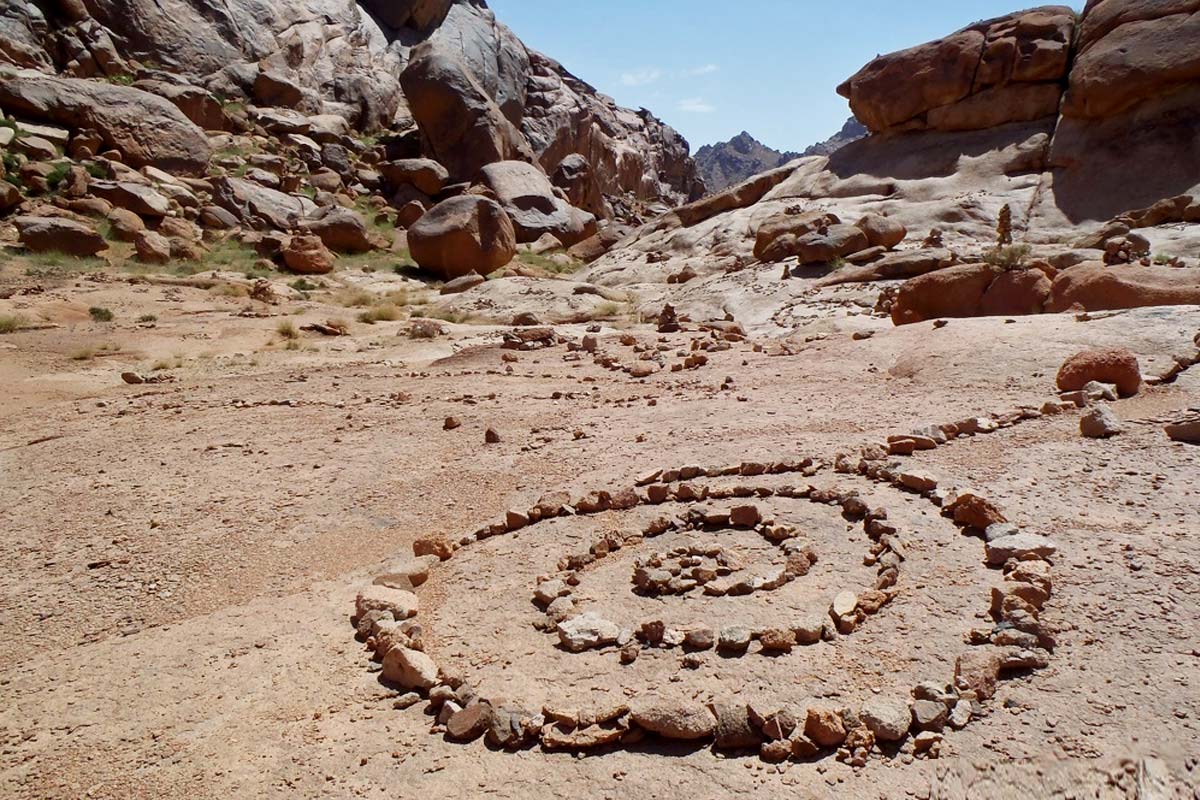 yoga and meditation in the Sinai mountains